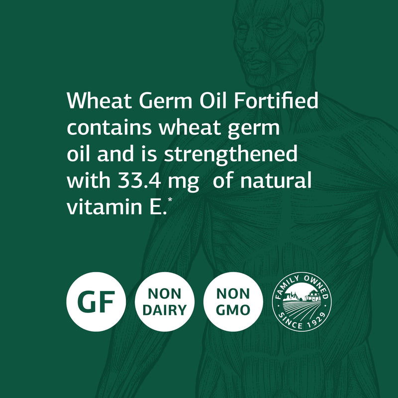 Standard Process Wheat Germ Oil Fortified - Whole Food Exercise, Antioxidant and Immune Support with Vitamin E and Wheat Germ Oil - 80 Softgels 80 Count (Pack of 1) - BeesActive Australia