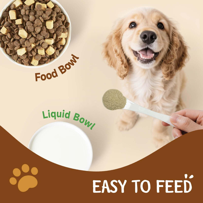 Mushroom for Dogs - Turkey Tail for Dogs - 9 Organic Mushroom Supplement with Turkey Tail, Reishi, Lions Mane - Hip & Joint, Skin & Coat, Digestive, Cellular, Immune Health Support - Chicken Flavor
