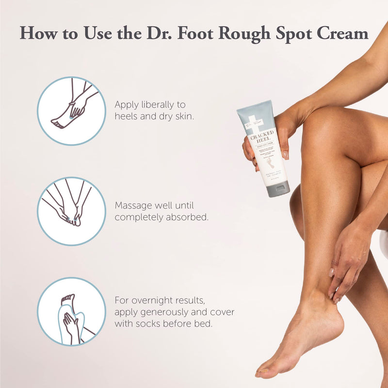 Dr. Foot Cracked Heel Repair Cream 8 Fl Oz - Moisturizing Lotion with Shea Butter & Lactic Acid, Softens Calluses & Dry Skin on Feet 8 Fl Oz (Pack of 1) Cracked Heel Foot Lotion - BeesActive Australia