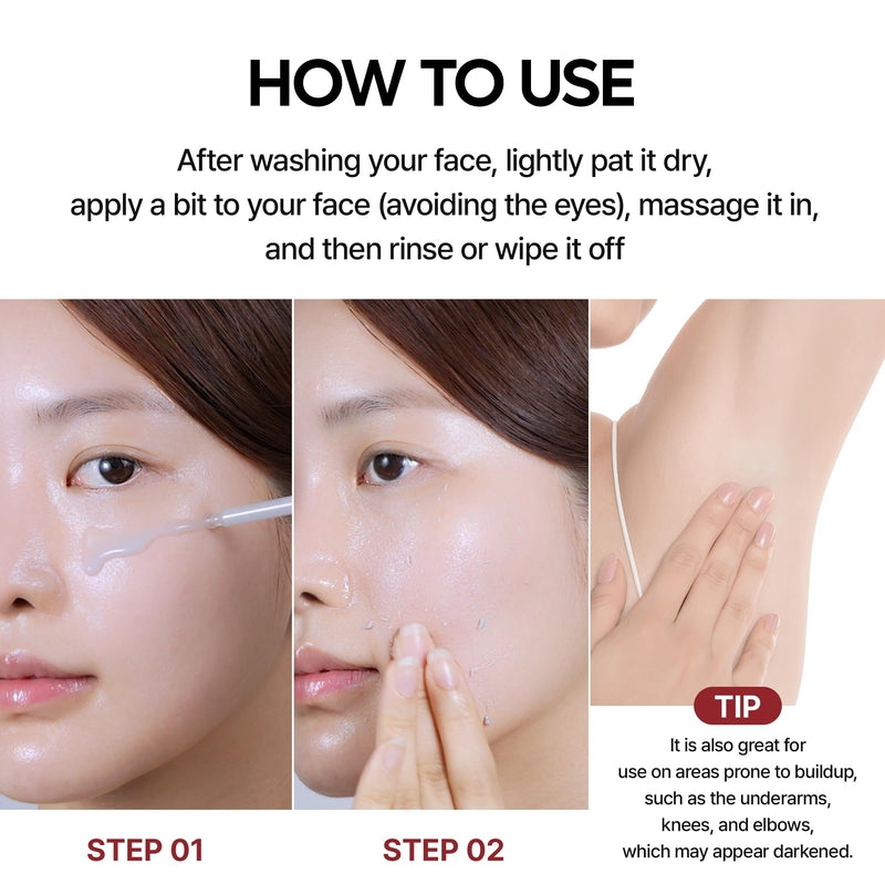 Peel Shot Glow White Rice Peeling Ampoule, Soft Exfoliating Face and Body Scrub Dead Skin Cells Remover for All Skin Types korean skin care 80ml - BeesActive Australia