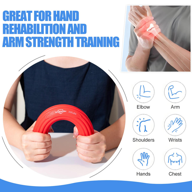 Flex Therapy Bar and Grip Strength Trainers Set, Physical Therapy & Resistance Bar for Golfers Elbow,Tendinitis,Wrist,Forearms Pain, Improve Grip Strength and Relieve Pain 13pcs ‚ÄéGreen sets