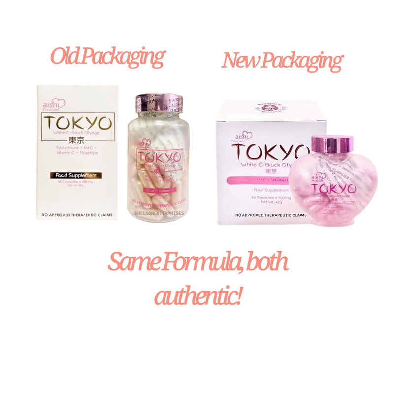 Tokyo White C-Block Dyfage Glutathione, 60 Capsules