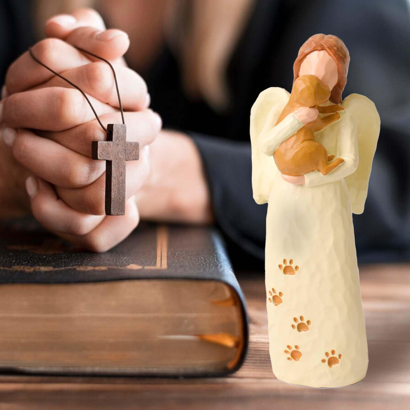 FVFVAHO Memorial dog, gift for dog owner wife for angel with dog, mourning gift, souvenir of deceased dog, condolence gift for the loss of a dog - BeesActive Australia