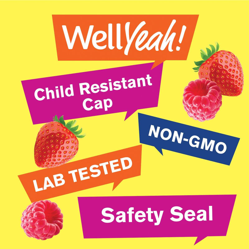 WellYeah Zinc Gummies 50 mg - Supports Healthy Immune Function and Antioxidant Health - Natural Berry Flavor - Gluten-Free, GMO-Free - Chewable Gummy Dietary Supplement - 60 Gummies 60 Count (Pack of 1)