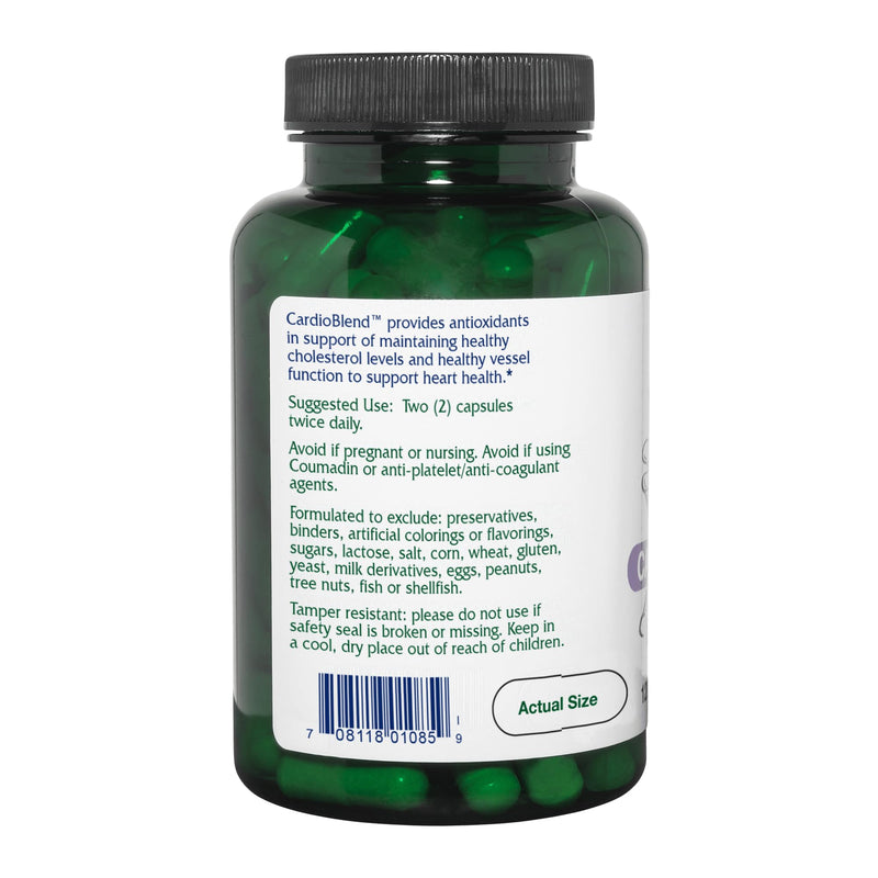 Vitanica CardioBlend, Cardiovascular Support, Vegan, 120 Capsules Pro Logo - 120 Capsules