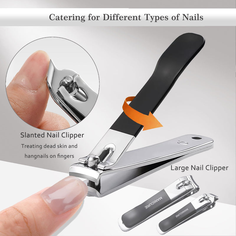 Ingrown Toenail Clipper for Men Women Nail Clipper for Senior Thick Toenail Clippers for Ingrown Nails Removal Set Nail Cutter Pedicure Knife Toe Nails Clipper Kit Classic A-7 - BeesActive Australia