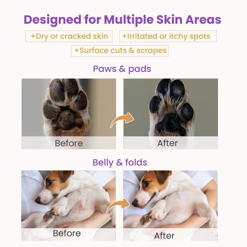 Dog Wound Care Ointment - 3 In 1 Fast Healing Pet skin Gel For Cuts, Itch, Hot Spots & Scrapes- Healing,Soothing,Repair, Infection cream for Dog,Cat & Small animal - with Centella Asiatica & Aloe 2oz