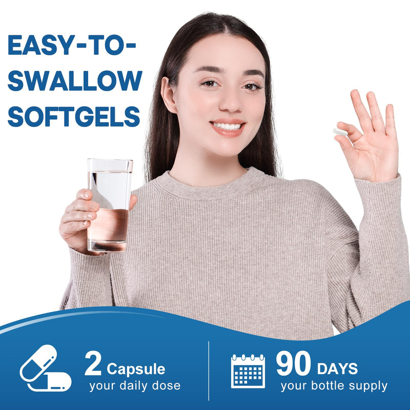 BEWORD Liposomal NAD 2000 Mg, 180 Capsules | 4-in-1 Formula with Liposomal NAD, Trans-Resveratrol, Non-GMO | Energy Support 180 Count (Pack of 1)
