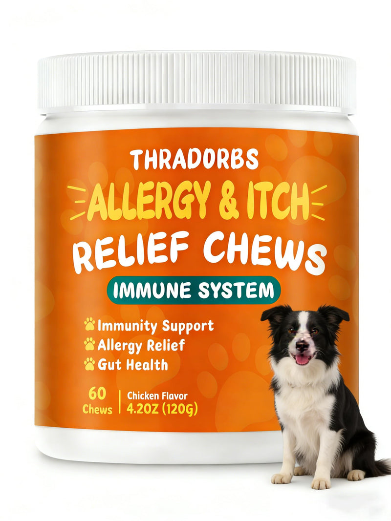 180 Count Dog Itch Relief Chews, Kiwi,Allergy Support Supplement, Soothe Dry Itchy Skin, Reduce Scratching Licking, Daily Health Chews for Dogs