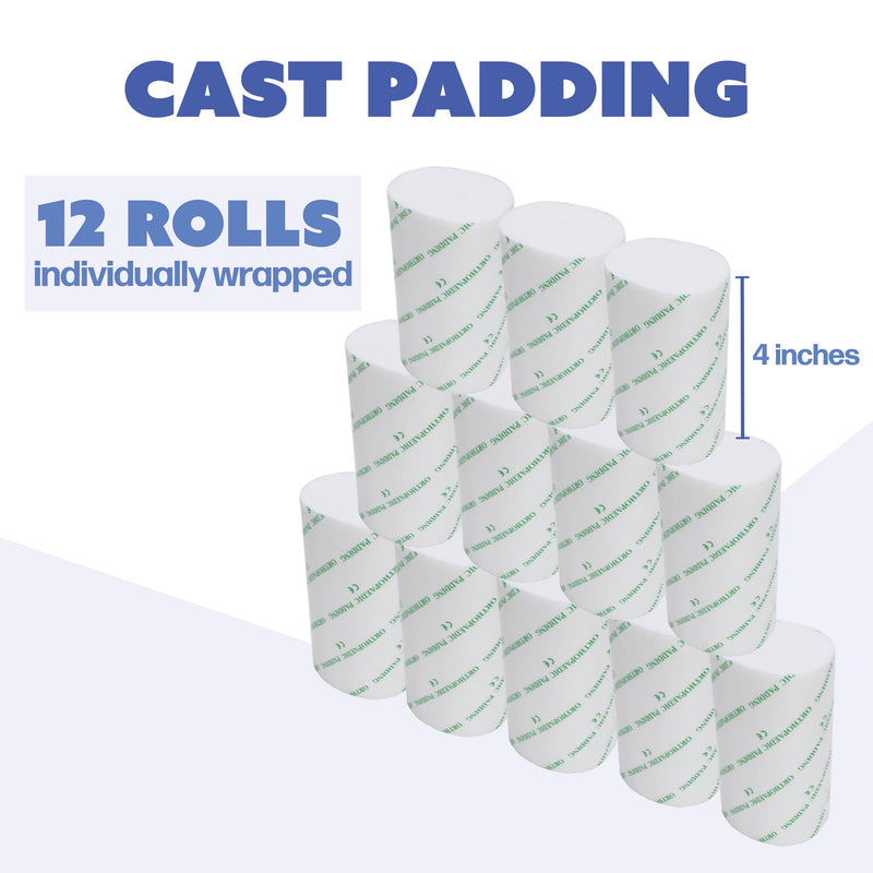 Oasis Orthopedic Cotton Cast Padding 4in x 4yds 12/Bg