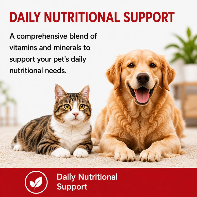 21-in-1 Dog Vitamins Multivitamin with Goji & Astragalus - Daily Vitamin Supplement for Immune Support, Digestion & Vitality - Supports Overall Health, Easy to Mix with Food - 2 fl oz