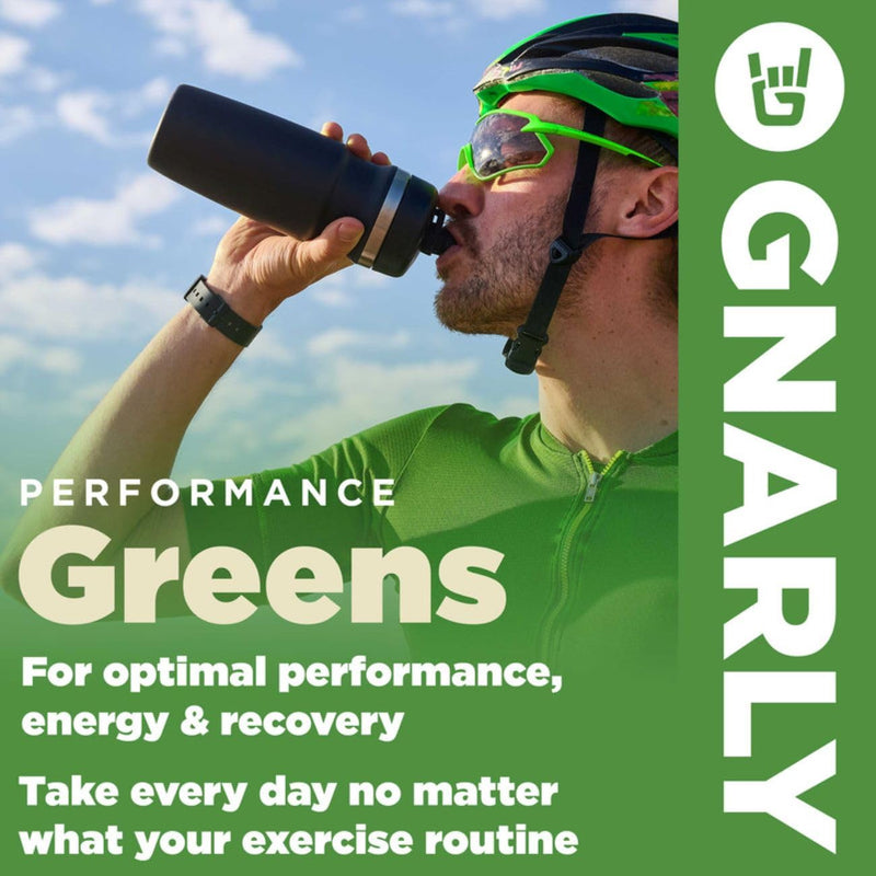 Gnarly Nutrition Greens Superfood Powder – Lemon Mint Performance Super Greens Powder – NSF Contents Certified – Organic, Probiotics & Essential Micronutrients - Lemon Mint, 11.64 oz Bag (30 Servings)
