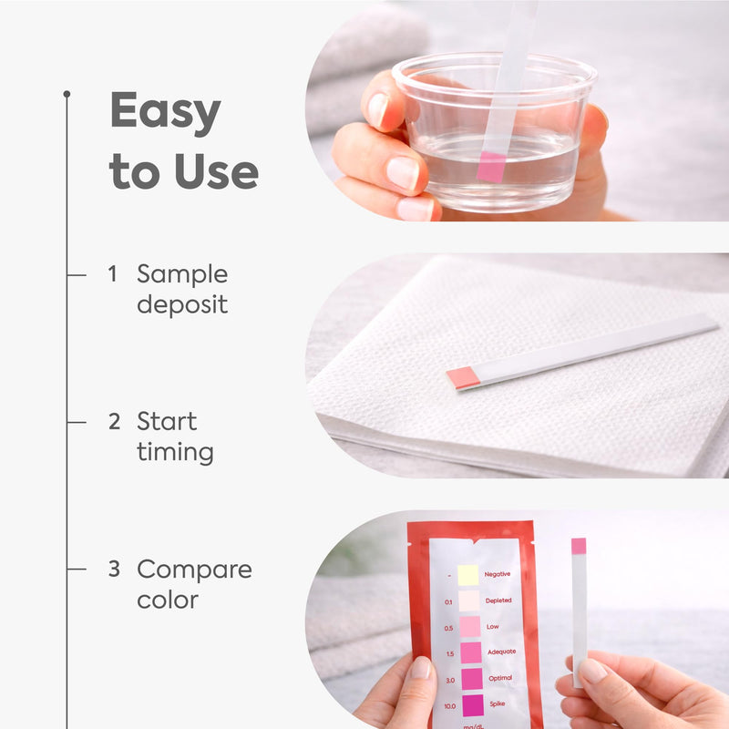 Diagnox Nitric Oxide Test Strips – Individually Packed Saliva Test - Nitric Oxide Indicator Strips for Wellness, Cardiovascular Health, Vitality, Performance & Men’s Health – 30 Tests 1 Count (Pack of 30) - BeesActive Australia