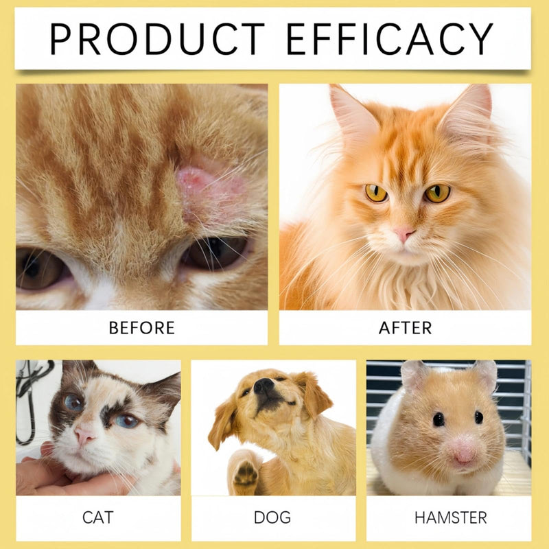 Pet Skin Treatment Spray, Pet Skin Soothing Spray, Dog Itchy Relief Sprays & Hot Spot Treatment - Natural Relief for Dry, Sensitive Skins, Nature Soothing Solution for Pets Itchy Skins - 50ML