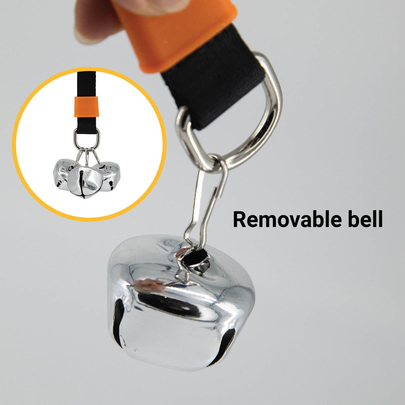 SVD.PET Puppy Bell Doorbell, Dog Bell for Potty Training, Attach to doorknob or Anywhere Near The Door, Length and Height Adjustable (White) 1-PACK White - BeesActive Australia