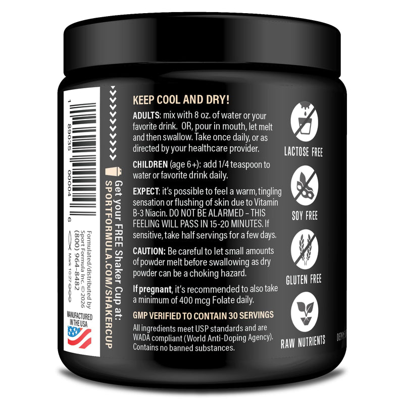 Multivitamin Powder - Keto Drink Mix for Men Women BCAA Amino Acids Won’t Upset Your Stomach - Keto Vegan Multivitamin with Electrolytes Super B Complex Digestive Enzyme (Orange Burst)