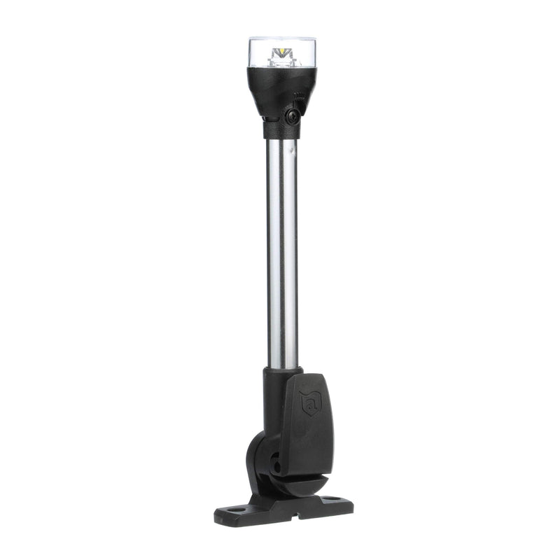attwood 5557-PV12A7 All-Round LED Fold Down Navigation Light Black Base, 12-Inch 12" - BeesActive Australia