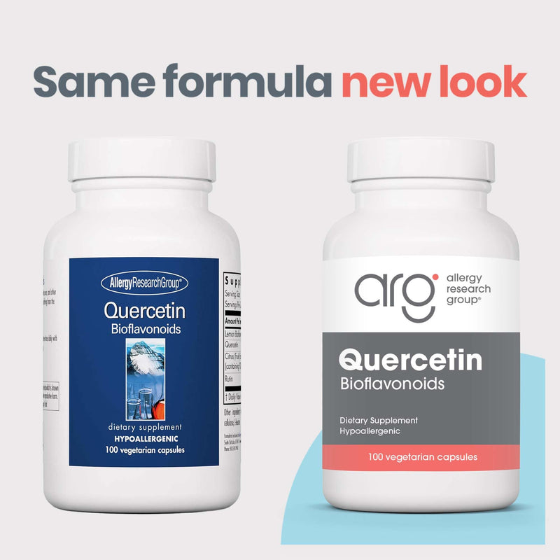 ARG Quercetin and Bioflavonoids with Rutin, 100 Capsules | Quercetin with Lemon Bioflavonoid Complex, Rutin and Citrus Extract for Antioxidant and Immune Support, Vegetarian