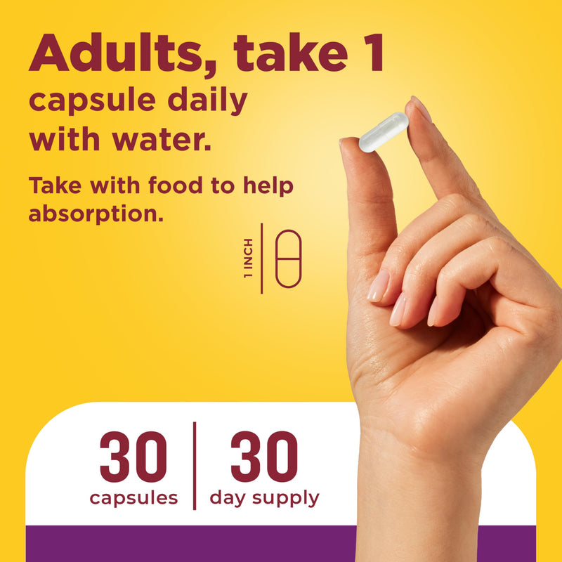 Nature Made Probiotics for Women and Men, 30 Probiotic Capsules | 1 Billion CFU from Live Cultures for Immune & Digestive Support, No Refrigeration Needed, 30 Day Supply 30 Count (Pack of 1)