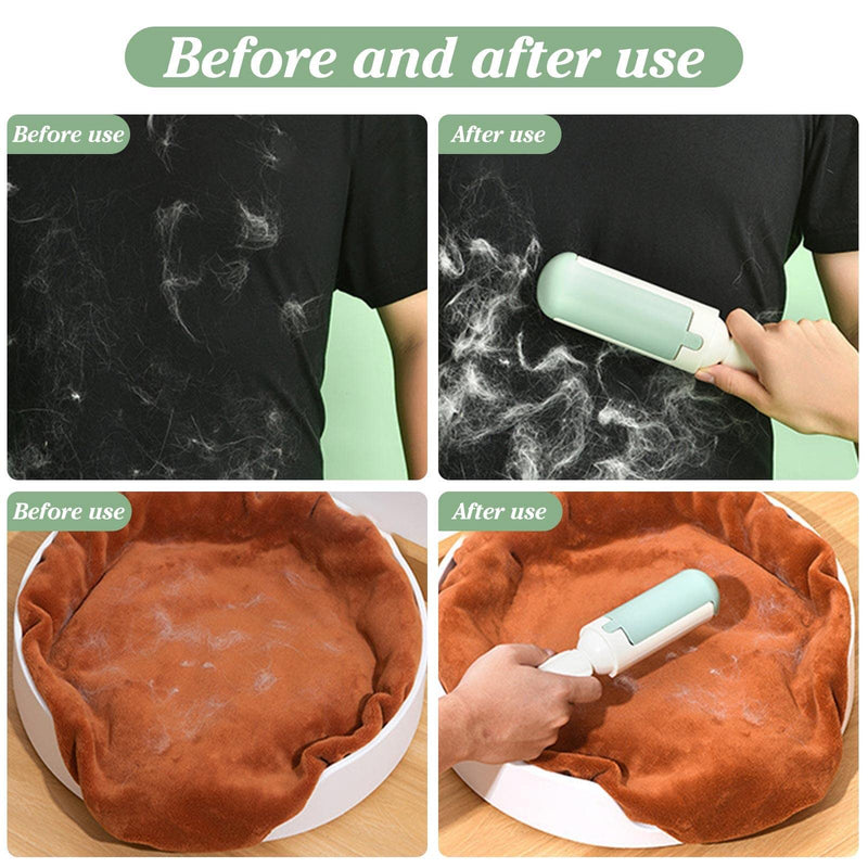 Pack of 2 lint rollers for animal hair: reusable animal hair remover lint roller for cat hair and dog hair, lint brush lint rollers for animal hair, suitable for lint brush animal hair on sofa red - BeesActive Australia