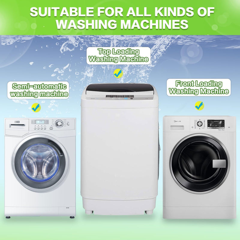 Washing Machine Cleaner Tablets, Deep Clean Front Loader & Top Load Washer, Including HE, 24 Pcs Professional Grade Washer Machine Cleaner Deodorizer for Removing Build-up, 12 Month Supply - BeesActive Australia