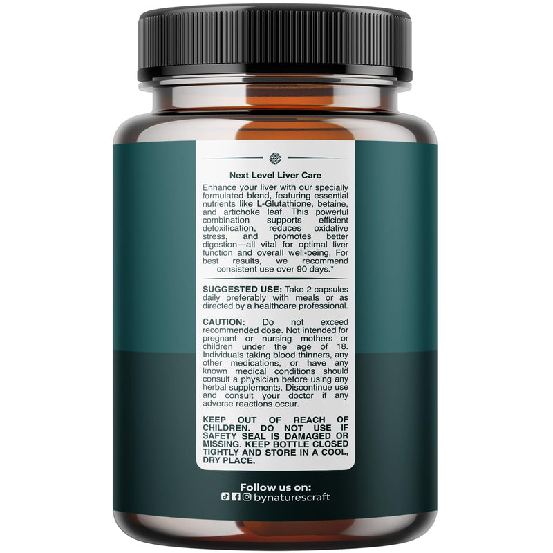 Pro Liver Support Supplement - 2X More Effective Than Milk Thistle - Advanced Liver Health Supplement with Clinically Tested 4’Liver Cleanse Detox & Repair Support - 60 Count (Pack of 3) 60 Count (Pack of 3)