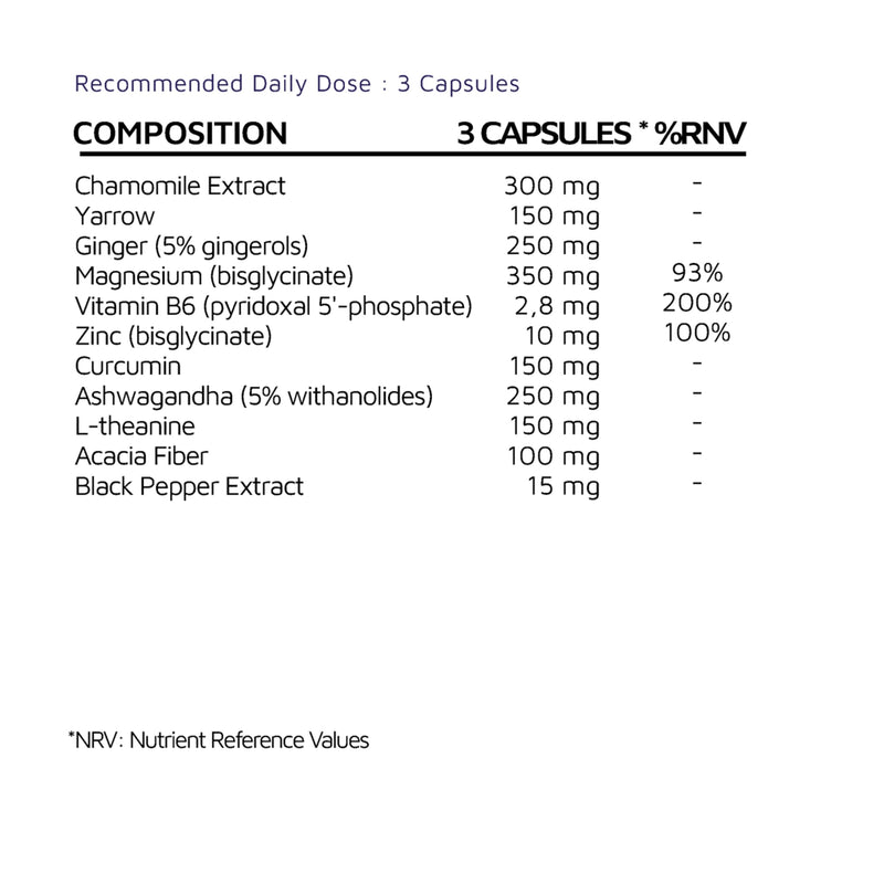 FemBalance – Female Hormonal Balance Complex – Ashwagandha 250mg & Magnesium 350mg – Daily PMS Cycle & Mood Support – Chamomile & Ginger + B6 P-5-P Zinc – 90 Vegan HPMC Capsules