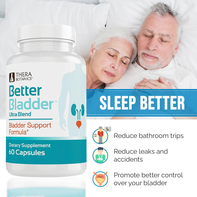 Ultra Bladder Support Supplement with Vitamin D3, 60 Ct | Bladder support formula for men and women featuring Vitamin D3; 60 capsules Ultra 60 Count (Pack of 1)