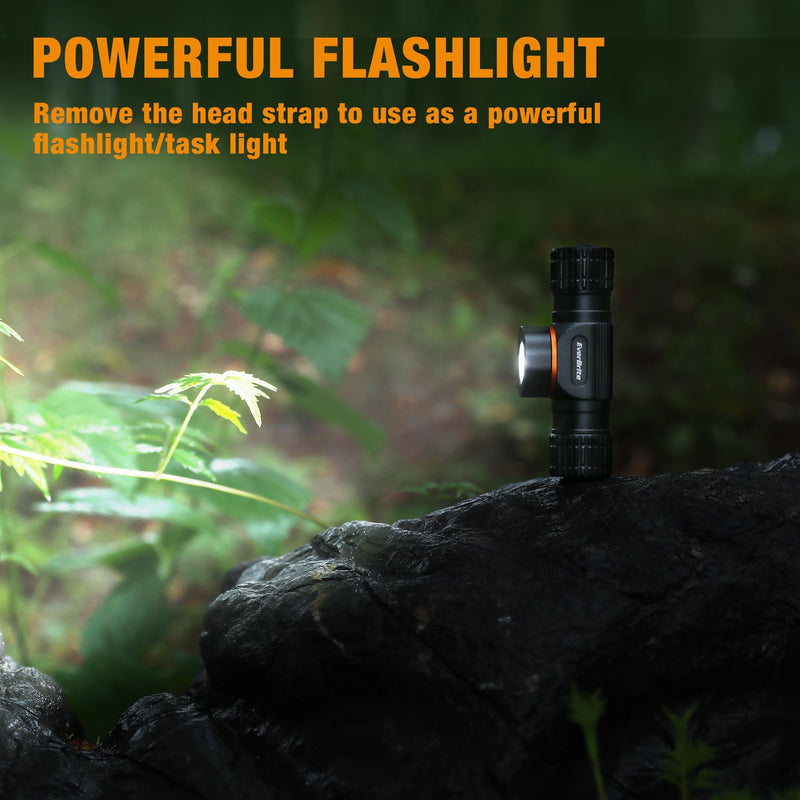 EverBrite Rechargeable Headlamp, 1000 Lumen LED Rechargeable Headlight with 5 Light Modes, Magnetic Base and Adjustable Headstrap,Perfect for Camping, Hiking, Caving, Fishing Heavy Duty Size - BeesActive Australia