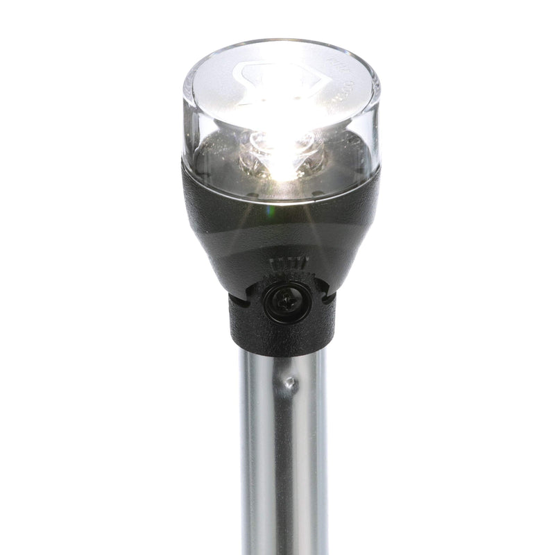 attwood 5557-PV12A7 All-Round LED Fold Down Navigation Light Black Base, 12-Inch 12" - BeesActive Australia