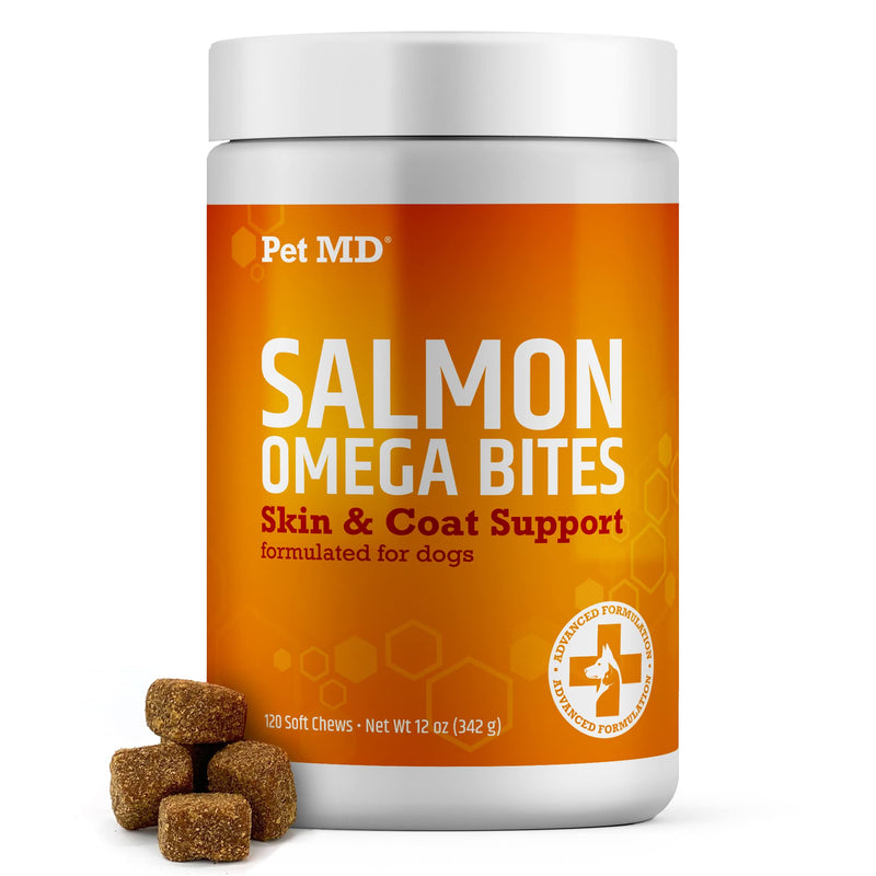 Pet MD Ear Wipes and Salmon Omega Bites - PawsPlanet Australia