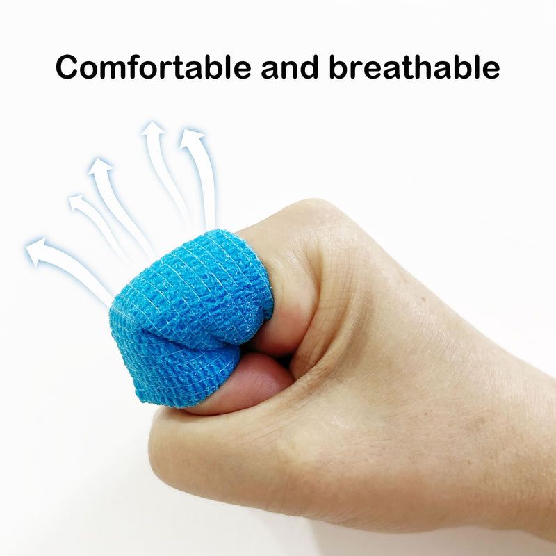 36 PCS Self Adhesive Bandage Wrap 2" X 5 Yards Elastic Cohesive Bandage Wrap Bandage Wrap Rolls Elastic Self-Adherent Tape for Stretch Athletic, Sports, Wrist, Ankle Multicolor - BeesActive Australia