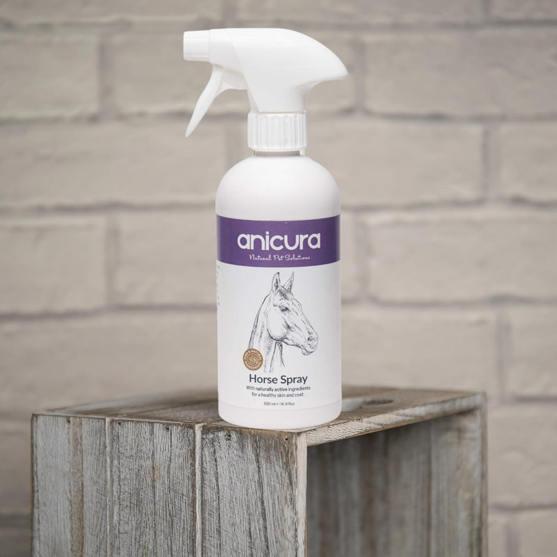 Anicura Horse Relief Spray 500ml – Instant Relief for Sweet Itch, Flaky, Dry & Sensitive Skin – Soothes, Hydrates & Protects – Gentle, Natural Care for All Horses