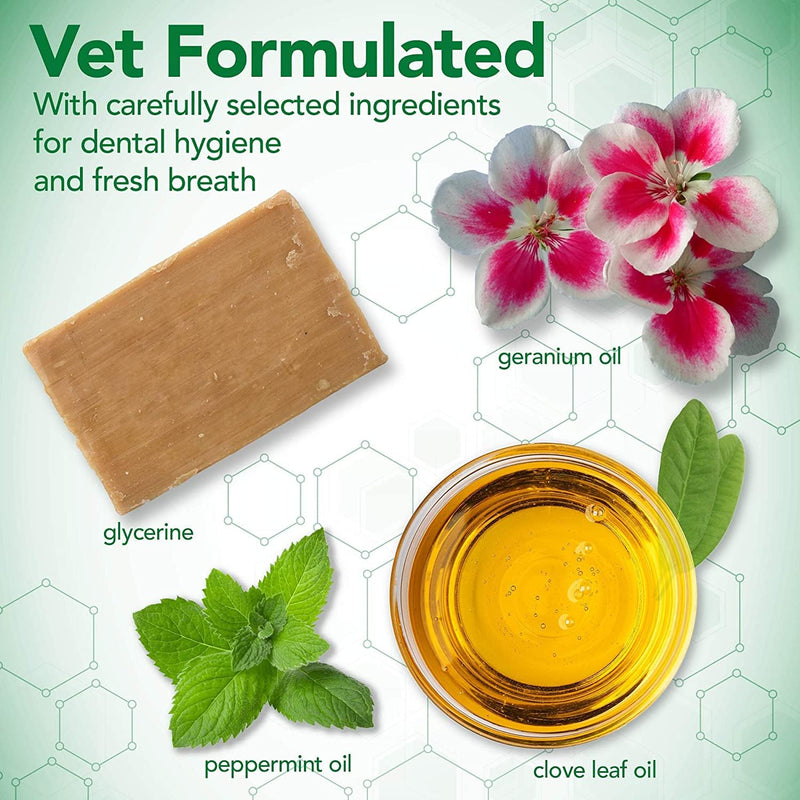 Vet's Best Enzymatic Dog Dental Foam, Teeth Cleaning and Fresh Breath Dental Care, 150 ml