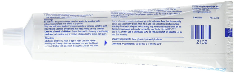 Colgate, PPAX1176035, Gel-Kam Fluoride Preventive Treatment, Gel Mint Flavor, 4.30 Ounce Tube, 1 Pack 1 Fl Oz (Pack of 1)