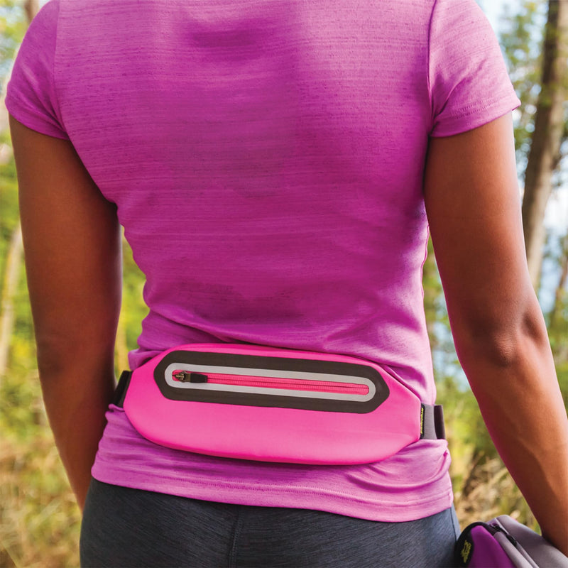 Amphipod Neo-Lite Run Pack, Bounce-Free Waist Storage for Running, Jogging & Walking, Men & Women - Charcoal - XL