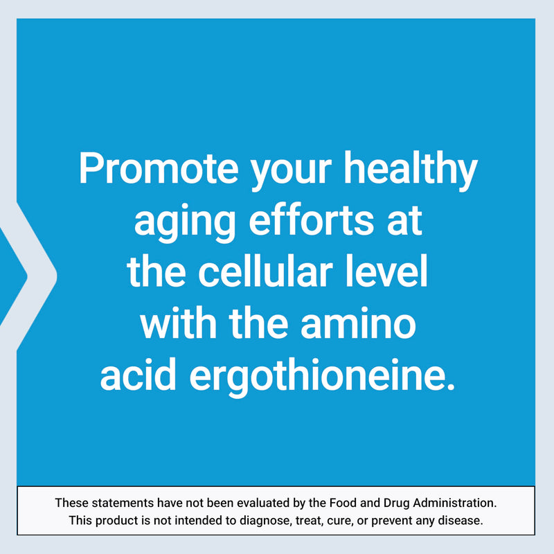 Life Extension Essential Youth L-Ergothioneine – Promotes Longevity & Healthy Aging – Gluten-Free – Non-GMO – Vegetarian – 5 mg – 30 Vegetarian Capsules Nutritional Supplement