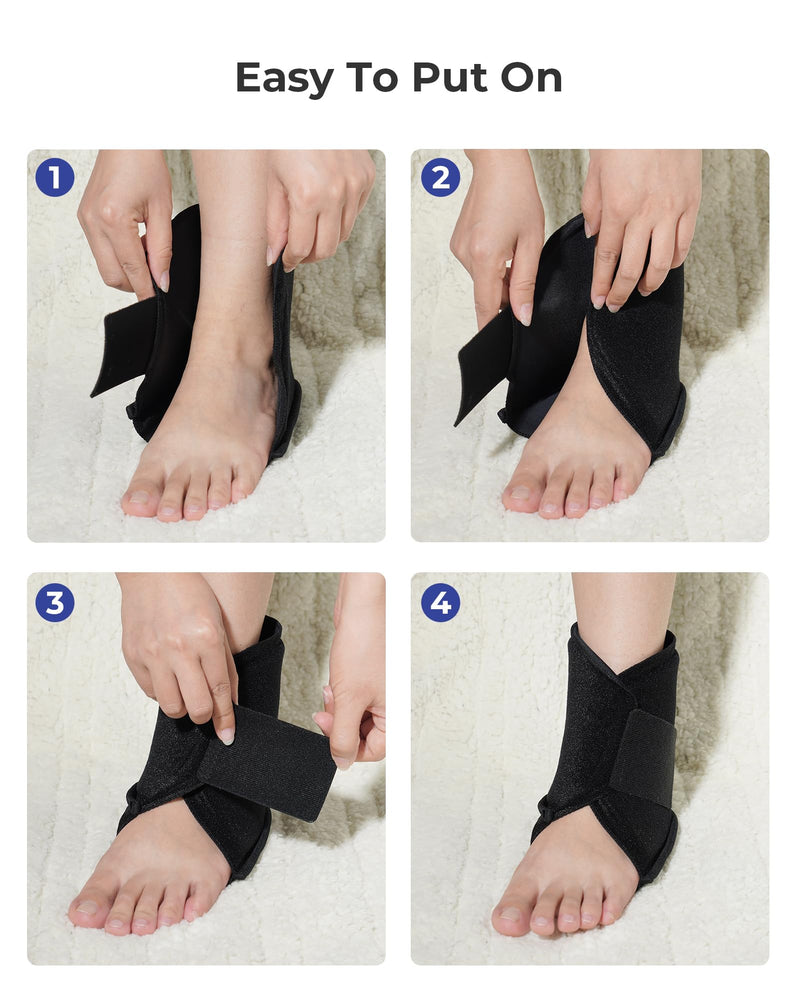 Koonie Ankle Ice Pack Wrap for Swelling, Plantar Fasciitis, Planters Facetious Relief, Reusable Ankle Brace Ice Pack, Cold Therapy Sock Compression for Achilles Tendonitis, Sore Feet, Foot & Heel Modern