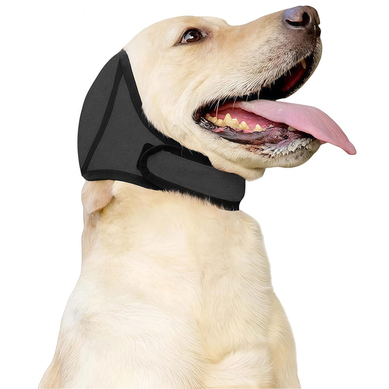 Adjustable Dog Ears Cover, Gentle Noise Protection and Keeps Ears Clean and Dry, Dog Ear Muffs for Baths, Grooming, Loud Events (S)