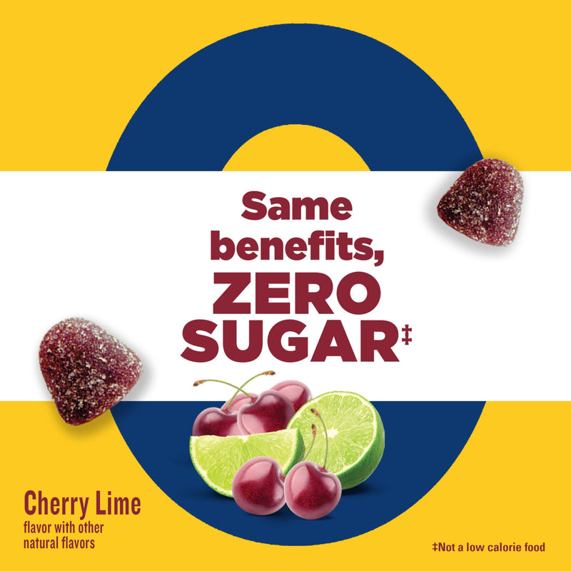Nature Made Zero Sugar Multivitamin Men's Gummies, 90 Sugar Free Gummies | Men's Multivitamin Gummies for Muscle & Immune Support, Aspartame Free, Cherry Lime Flavor, 45 Day Supply
