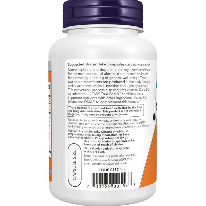Now Foods True Focus - 90 VCaps