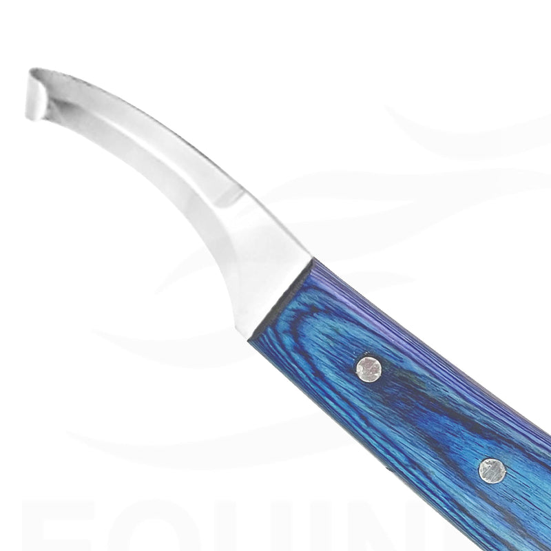Pro Hoof Knife: Razor-Sharp, Double-Ended, Stainless-Steel Blade, Durable Sheet Handle, Right-Handed Precision Farrier Tool, Ultimate Grip & Comfort. - BeesActive Australia