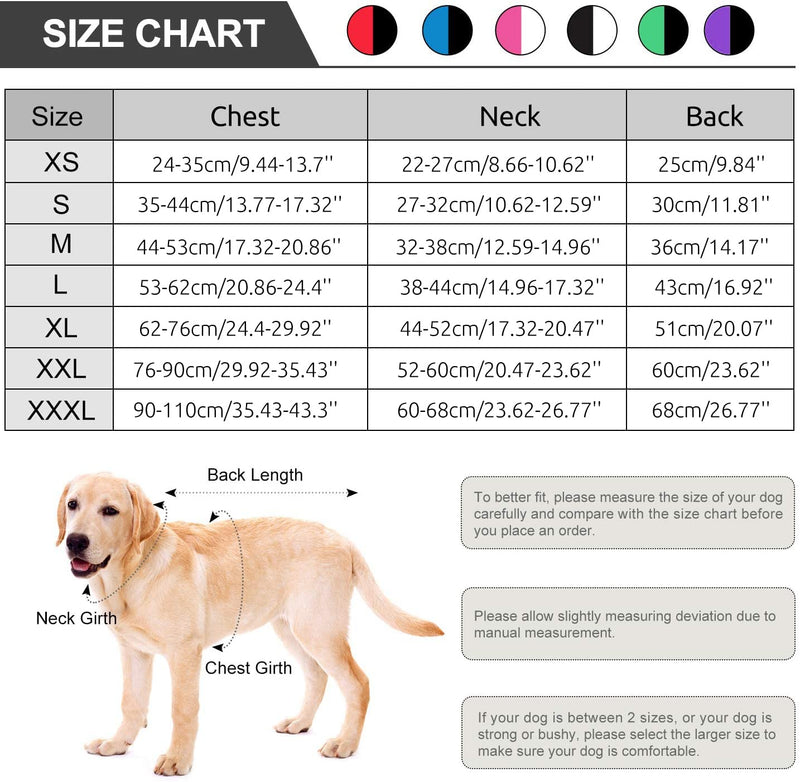 ASENKU Dog Winter Coat, Dog Fleece Jacket Plaid Reversible Dog Vest Waterproof Windproof Cold Weather Dog Clothes Pet Apparel for Small Medium Large Dogs Red XL X-Large - BeesActive Australia