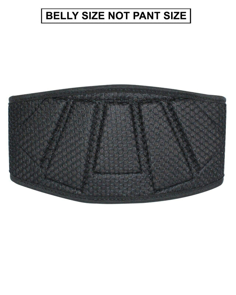 ESTREMO Weight Lifting Back Support 6 Inches Neoprene Gym Belt for Fitness Training Exercises, Squats, Lumbar, Powerlifting, Deadlifts Workout Black X-Large (40"-44")