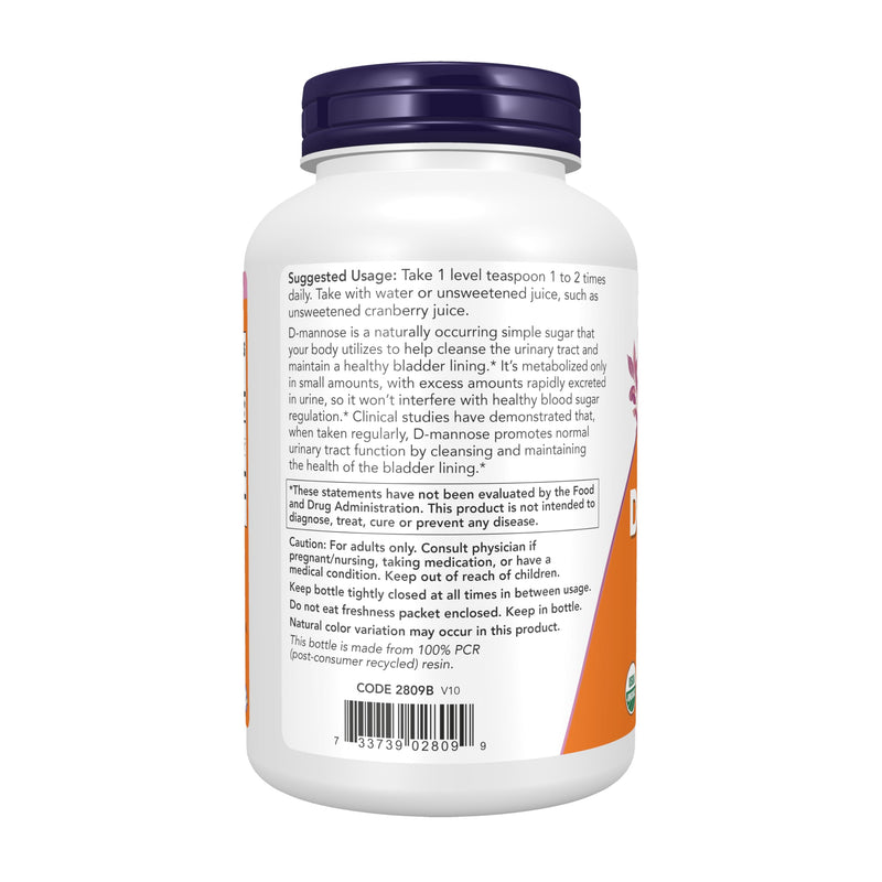 NOW Foods Supplements, D-Mannose Powder, Non-GMO Project Verified, Healthy Urinary Tract*, 6-Ounce 6 Ounce (Pack of 1) - BeesActive Australia
