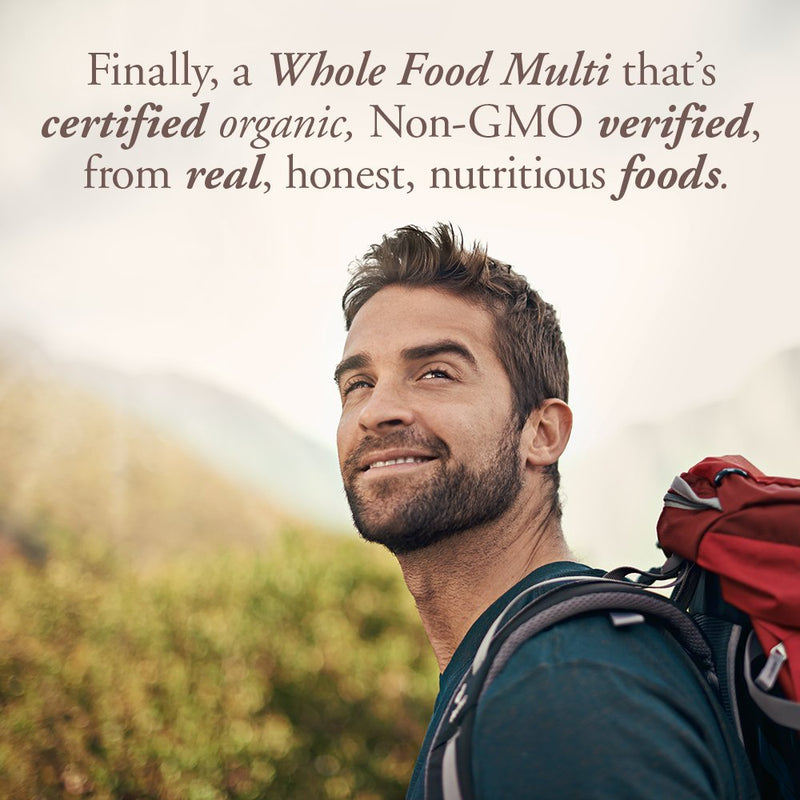 Garden of Life Organics Whole Food Multivitamin for Men, 120 Tablets, Vegan Mens Vitamins and Minerals for Health and Well-Being, Certified Organic Vegan Multi | Prostate Support, B12 & Vitamins - Vegan Daily Whole Food Multivitamin, Non-GMO, Certified...