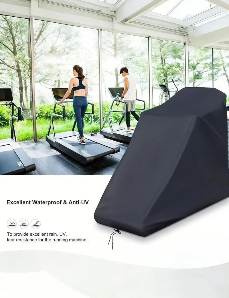 Waterproof Treadmill Cover for Outdoor Indoor 78.7x37.4x59 Inches Dustproof with Drawstring Home Gym Use