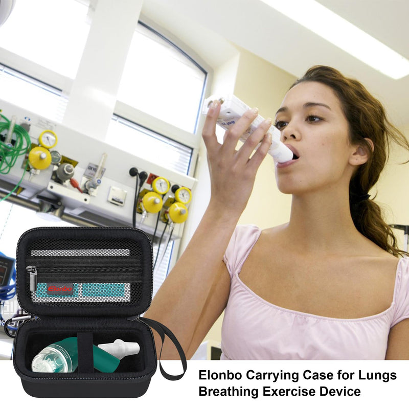 Carrying Case for Lungs Breathing Exercise Device, Lung Expansion and Mucus Relief Device Travel Bag, Portable Expiratory Breathing Exerciser Breathing Trainer for Lung Cleanse Storage Bag - BeesActive Australia