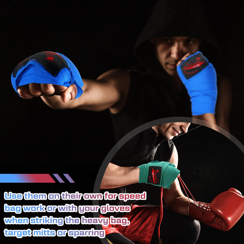 Lenwen 10 Pairs 120 Inch Boxing Wraps Bulk Gift Mexican Style Boxing Gloves Muay Thai MMA Hand Wraps for Men Women Youth Boxer Beginner Multicolor