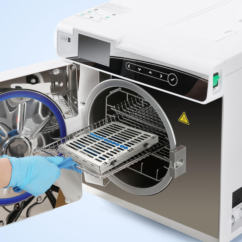 JMU Dental Autoclave Sterilization Cassettes for 10 Instruments, Detachable Instrument Cassette Rack, Blue 1 - BeesActive Australia